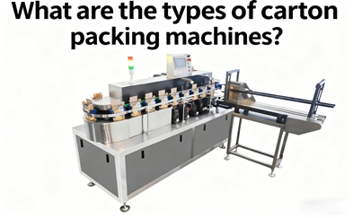 What are the types of carton packing machines?